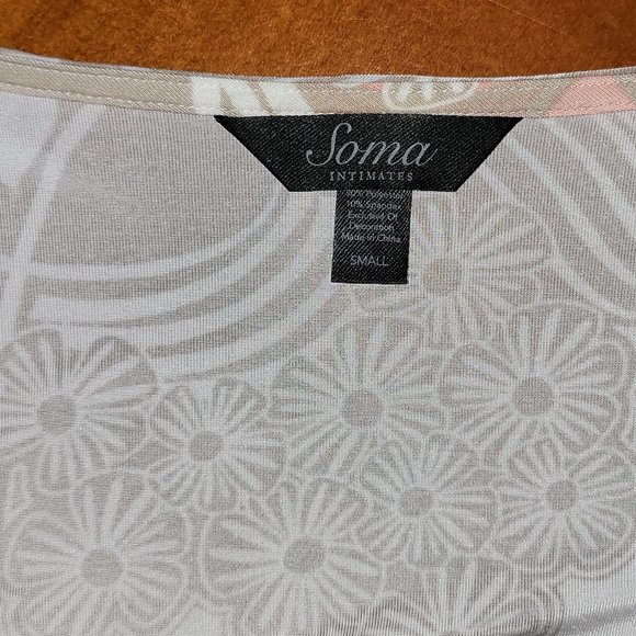 Soma Intimates Empire Waist Long Maxi Dress Size S Small - Like New - Picture 6 of 6